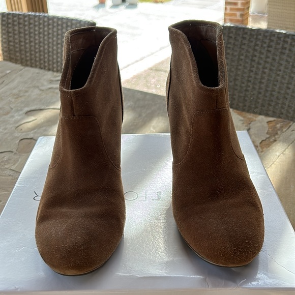 Report Marks Women’s Cognac Suede Ankle Boots Booties - Size 9 - Picture 2 of 9